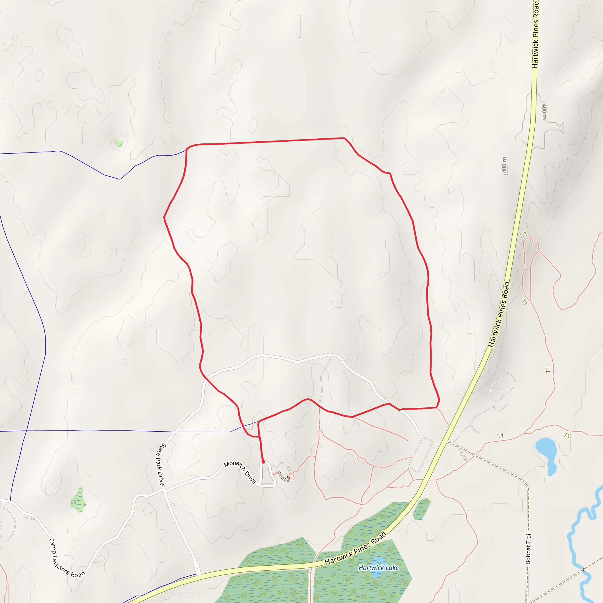 Monarch Drive Loop - North mobile static map