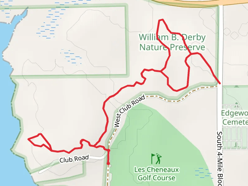 William B Derby Nature Preserve Loop