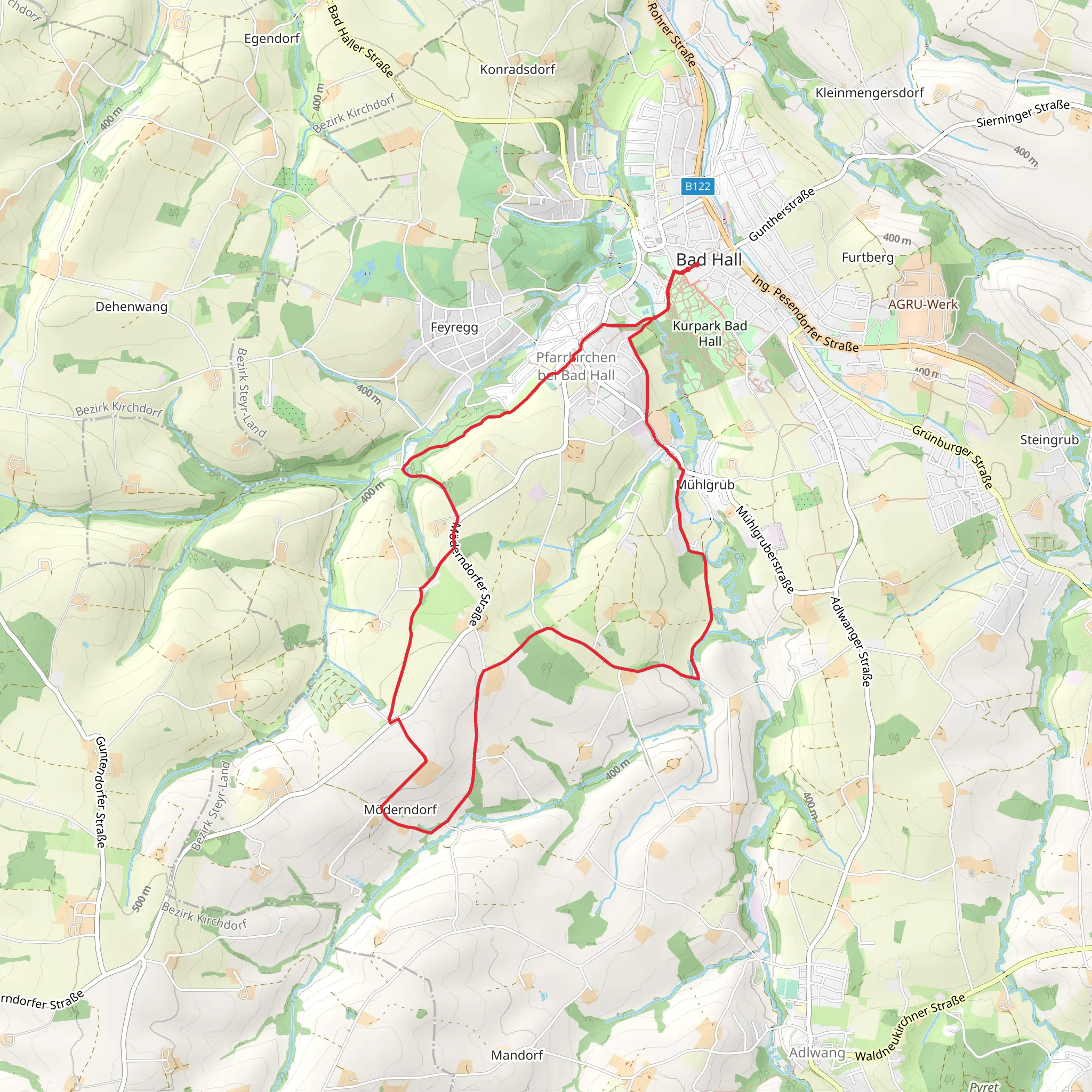 Möderndorfer Rundwanderweg - 20 mobile static map
