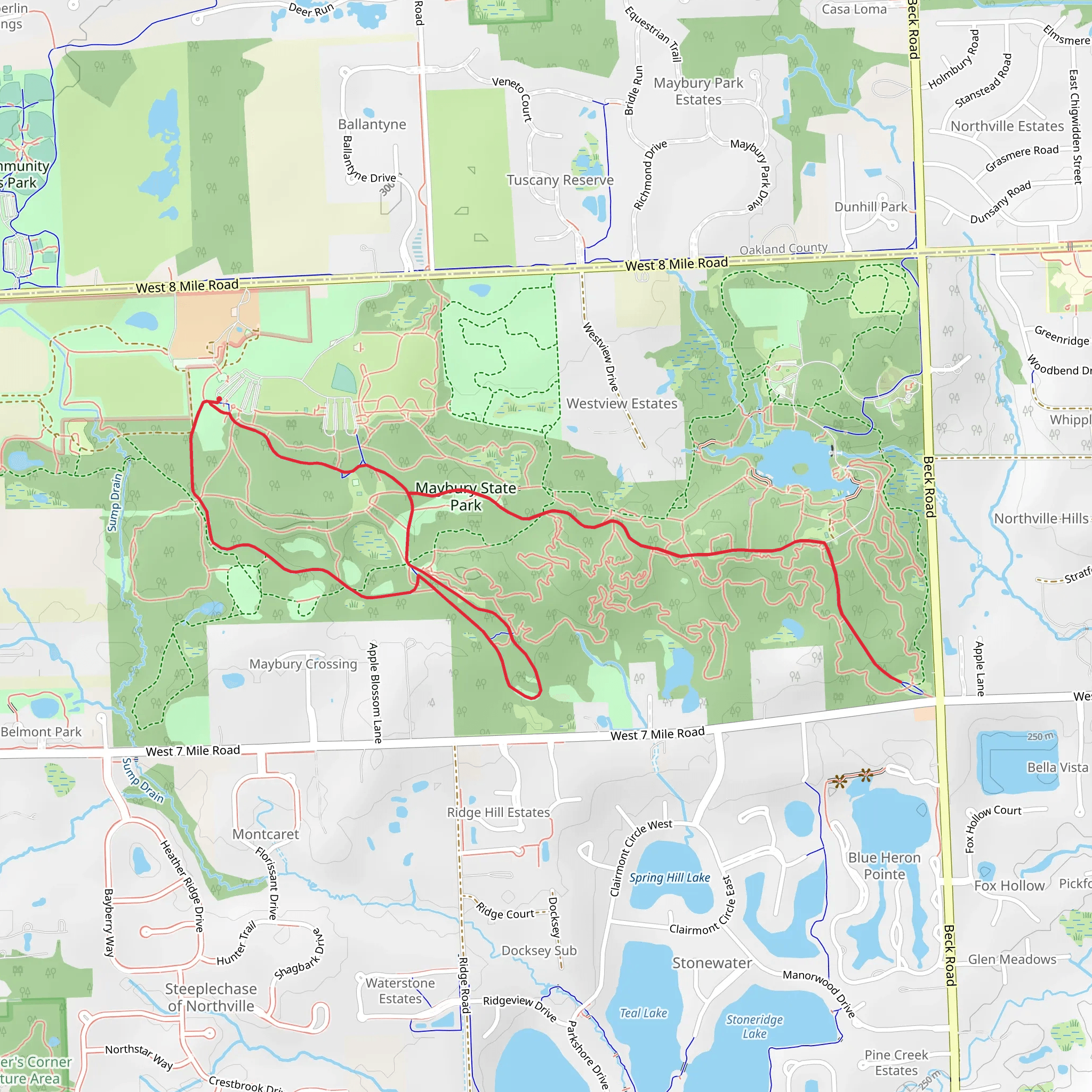 The Link Loop mobile static map