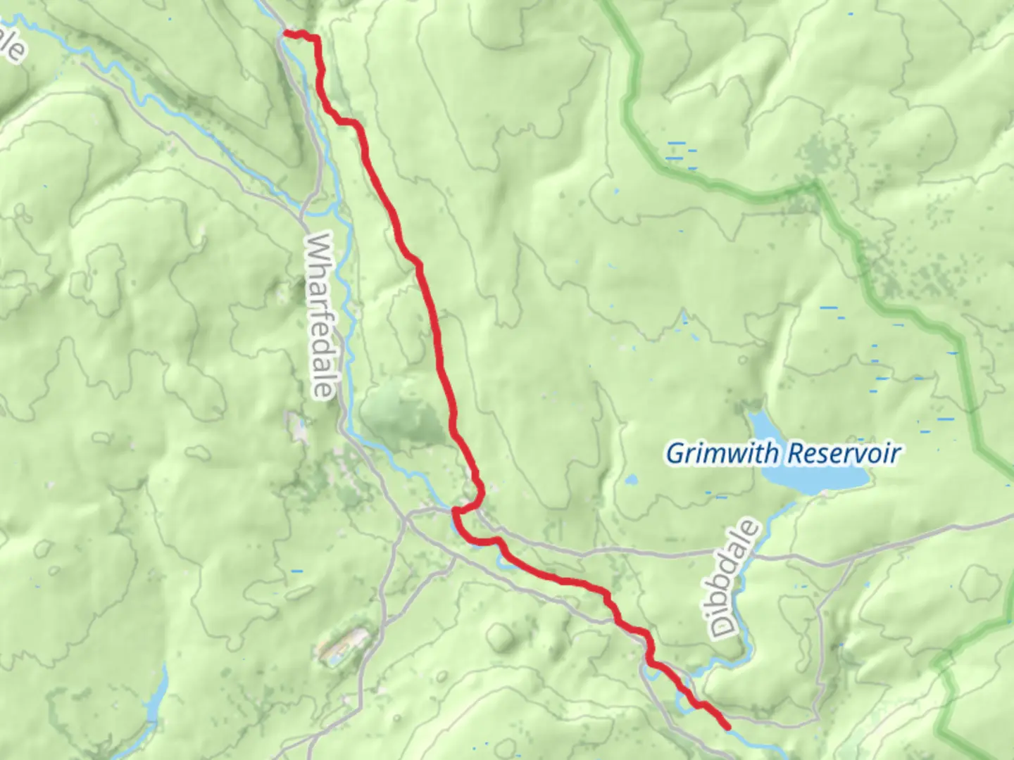 An image depicting the trail Dales way day 2 and its surrounding area.