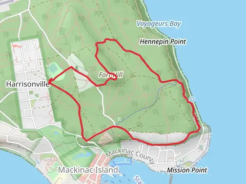 St Ann Cemetery and Arch Rock Loop