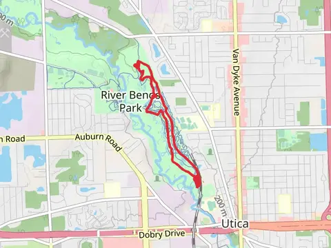 Green and Blue Loop Trail - River Bends Park