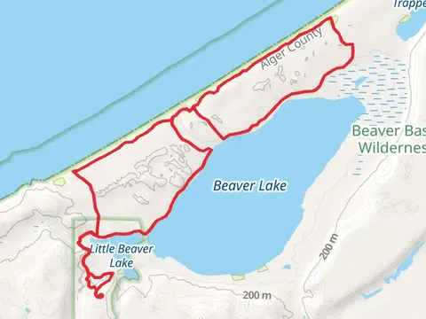 Northwest Beaver Lake Trail, Lake Superior Trail and NCT Loop