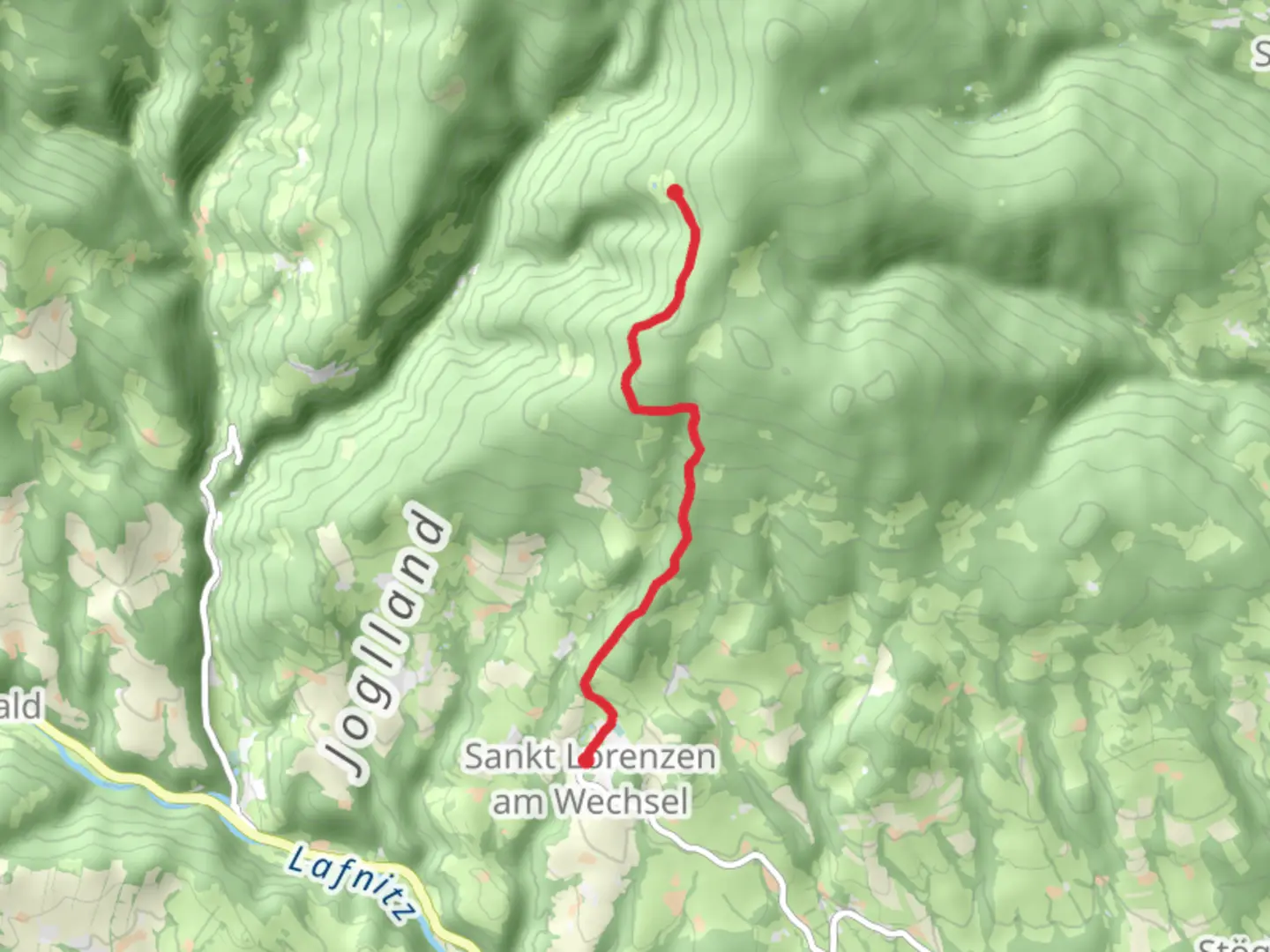 An image depicting the trail Styria Heart Path and its surrounding area.