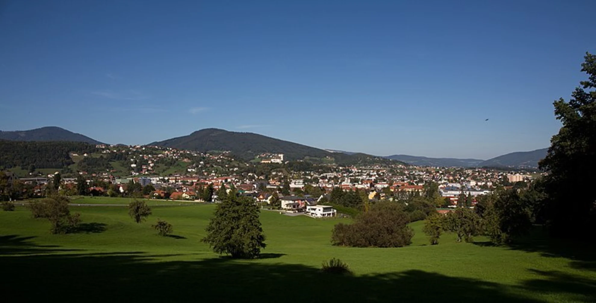An image depicting the trail Weiz to Puch and its surrounding area.