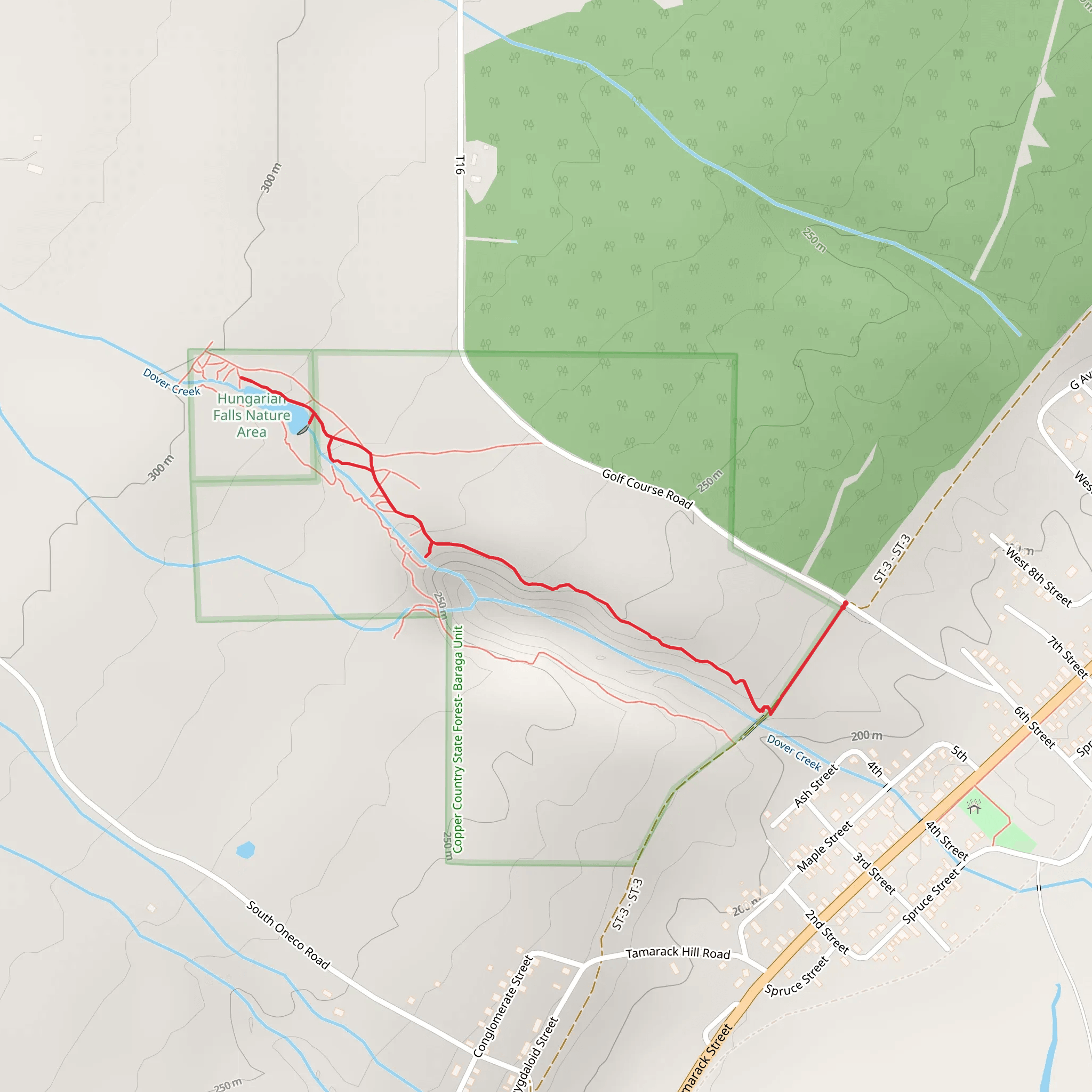 Dover Creek Walk mobile static map