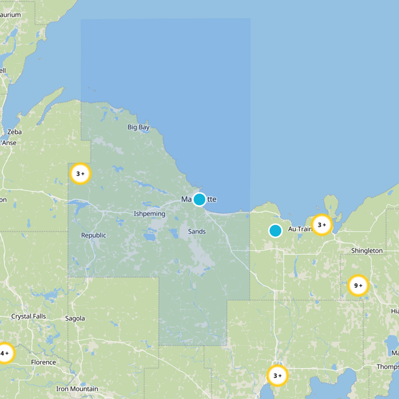 Marquette County Static Map