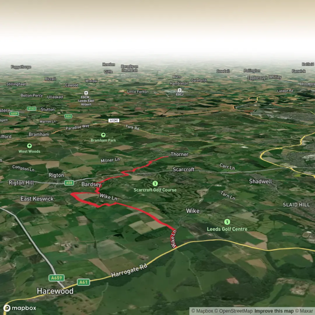 An image depicting the trail Leeds Country Way Day 2 5.75 miles and its surrounding area.