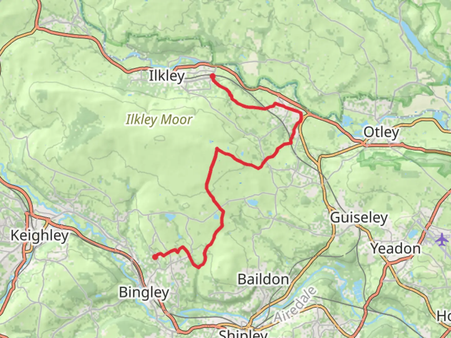 An image depicting the trail Welcome Way day 2 and its surrounding area.