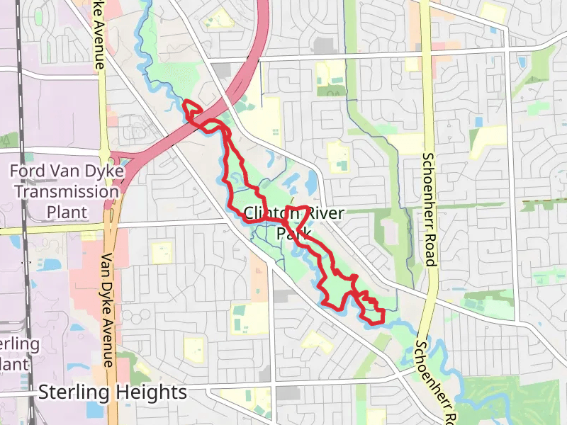 Clinton River Park Loop Trail