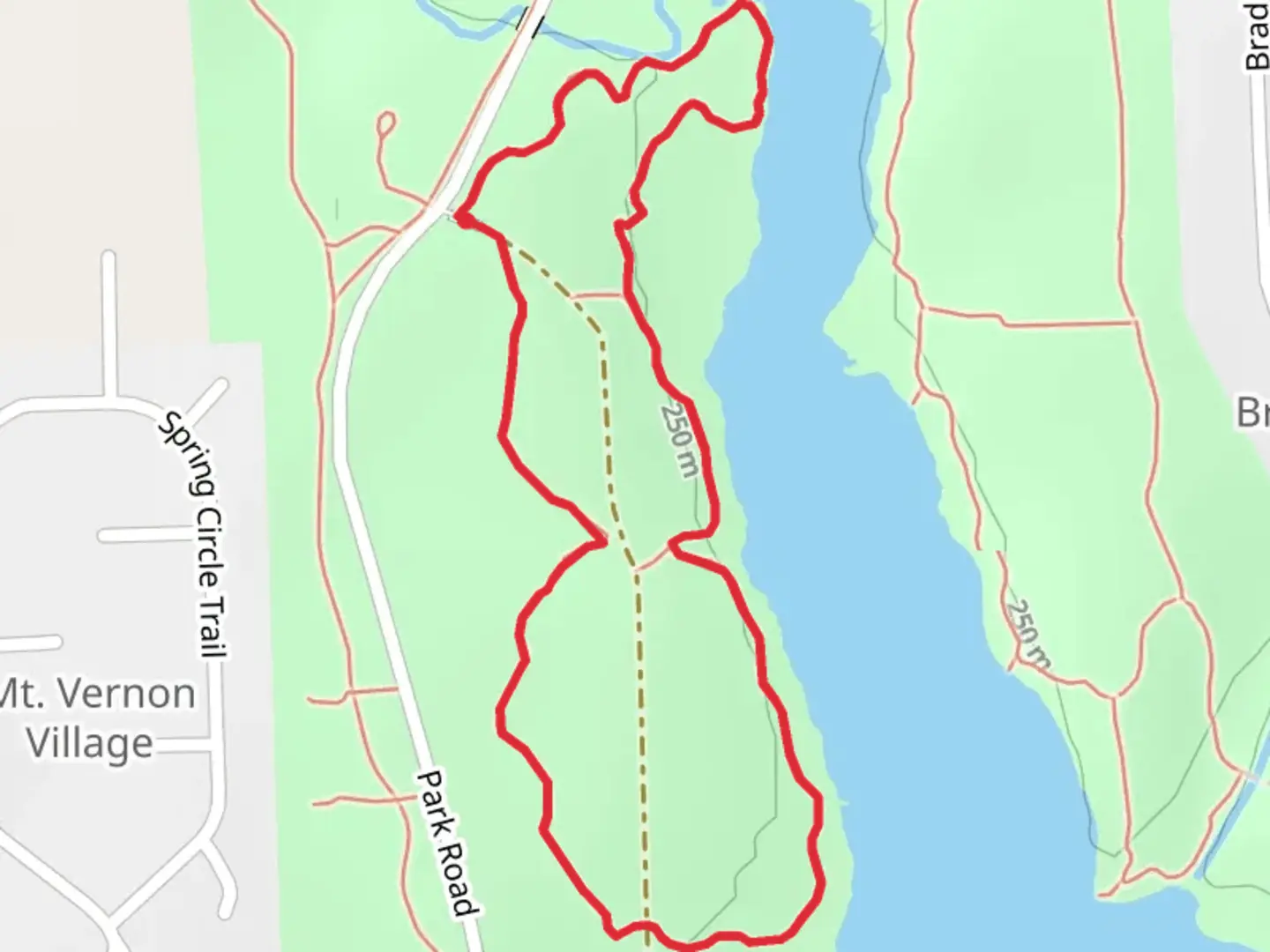 An image depicting the trail Stony Creek Metropark - Osprey Loop Trail and its surrounding area.