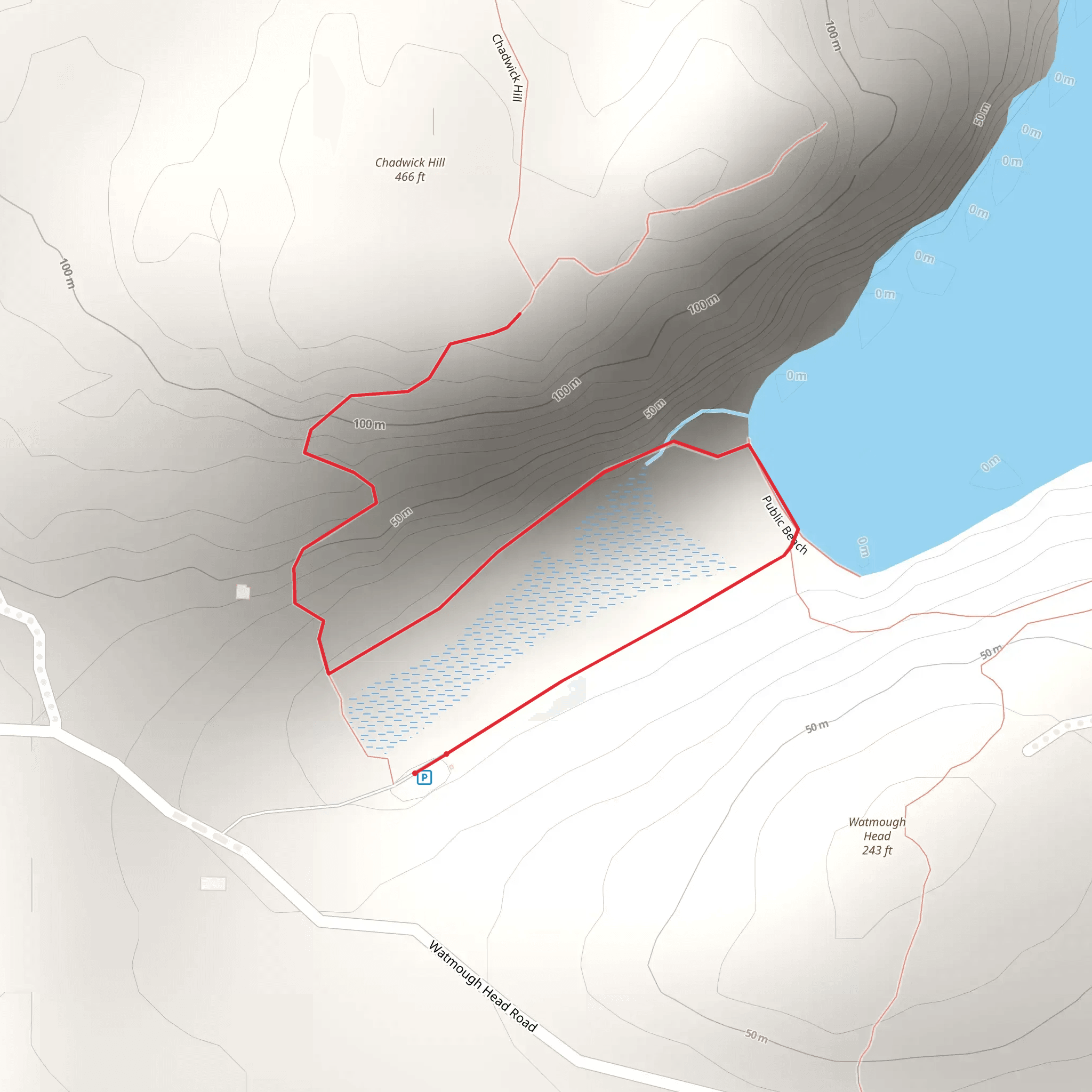 Watmough Bay mobile static map