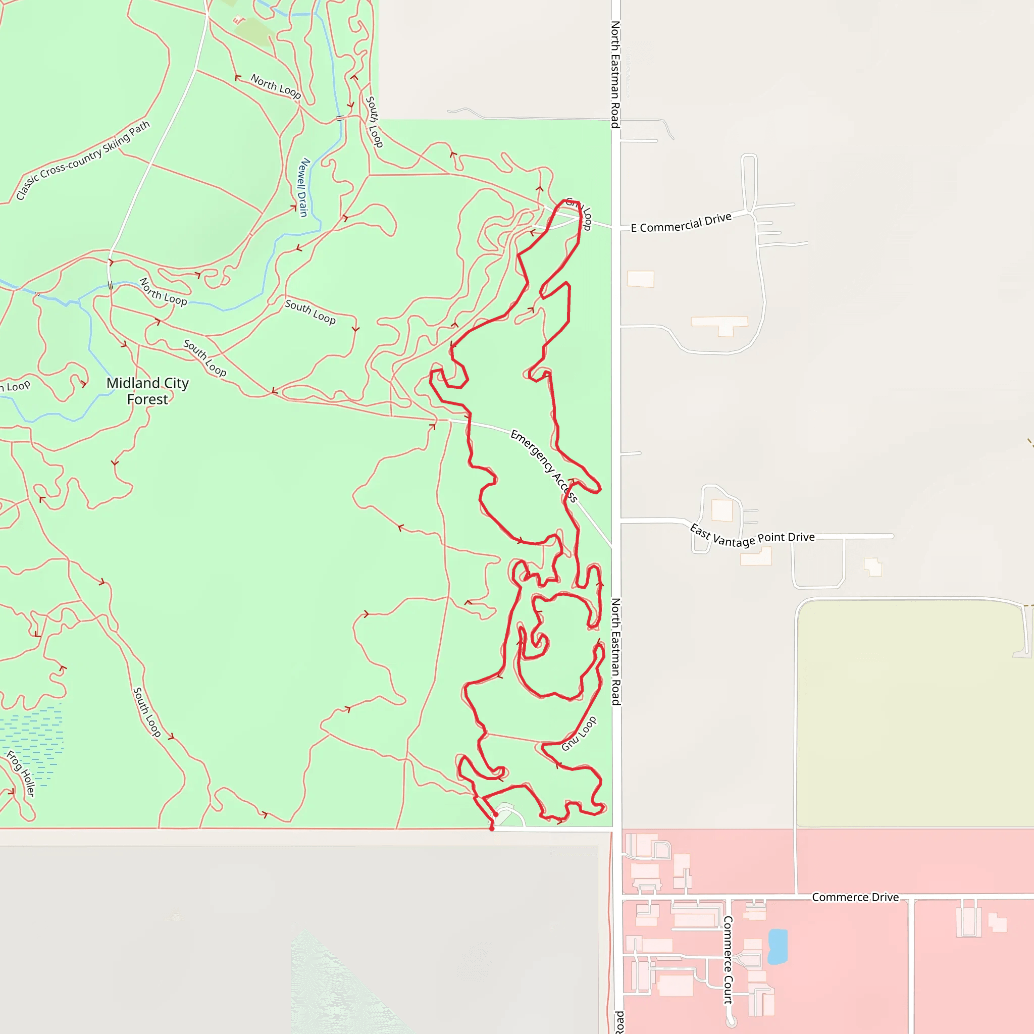 Gnu Loop mobile static map