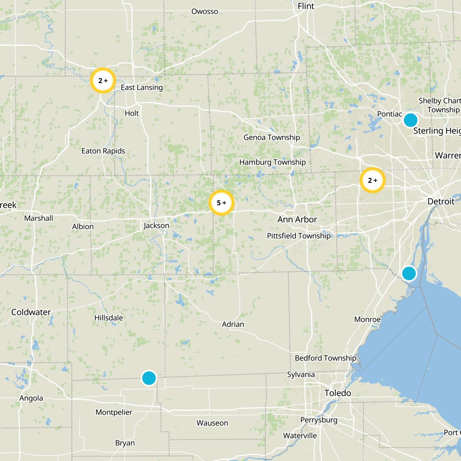 Washtenaw County Static Map