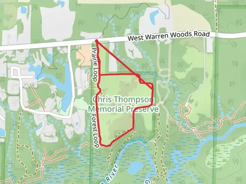 West Warren Woods Road Loop