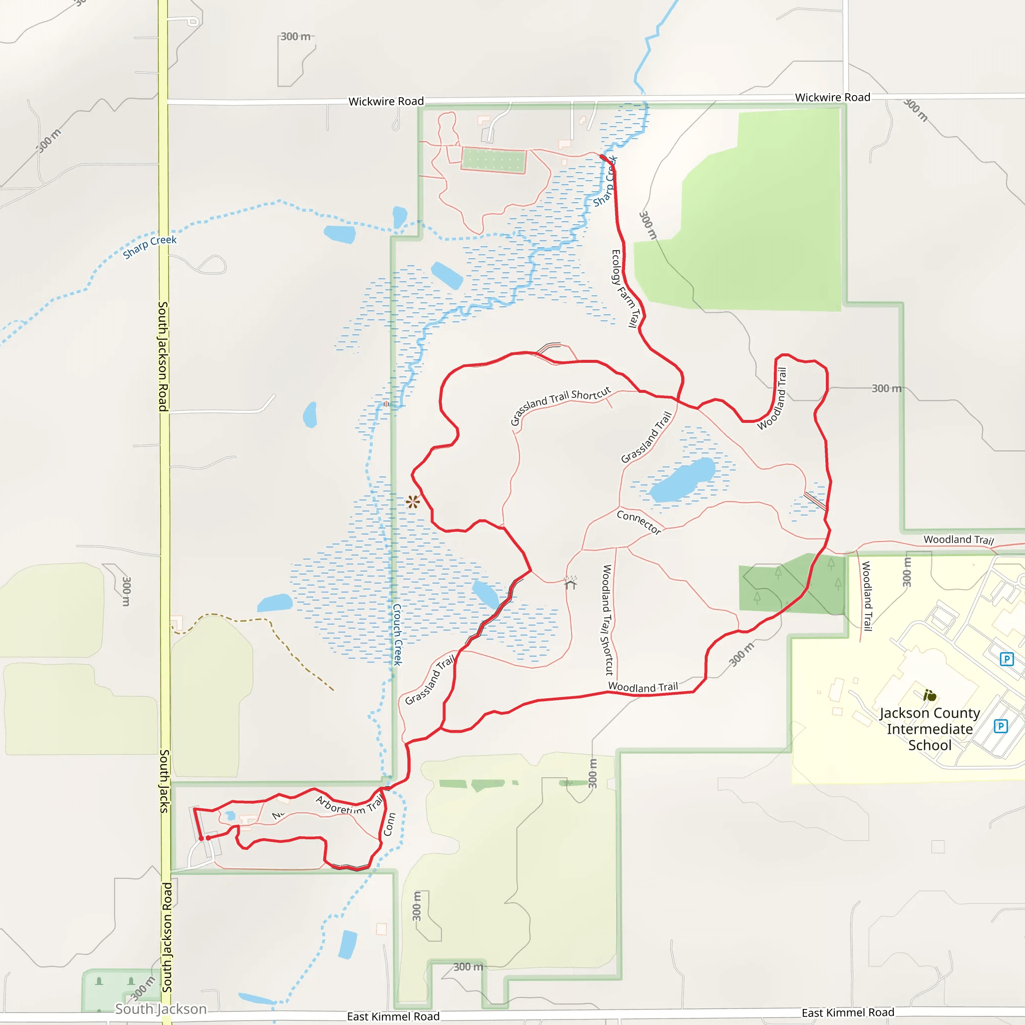 Nature for All, Woodland and Grassland Loop Trail mobile static map