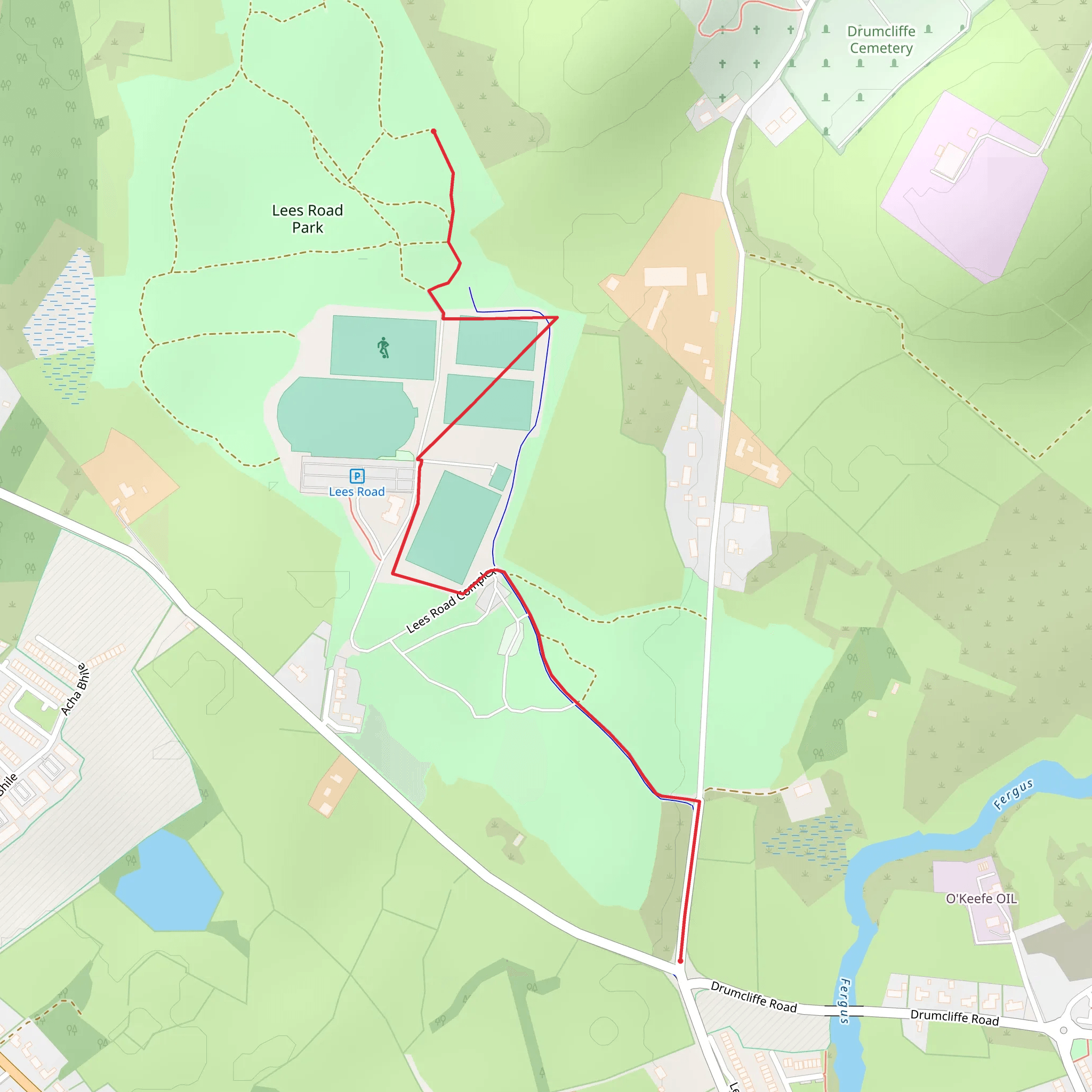 test lees rd mobile static map