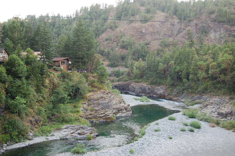 South Fork Smith River and Road