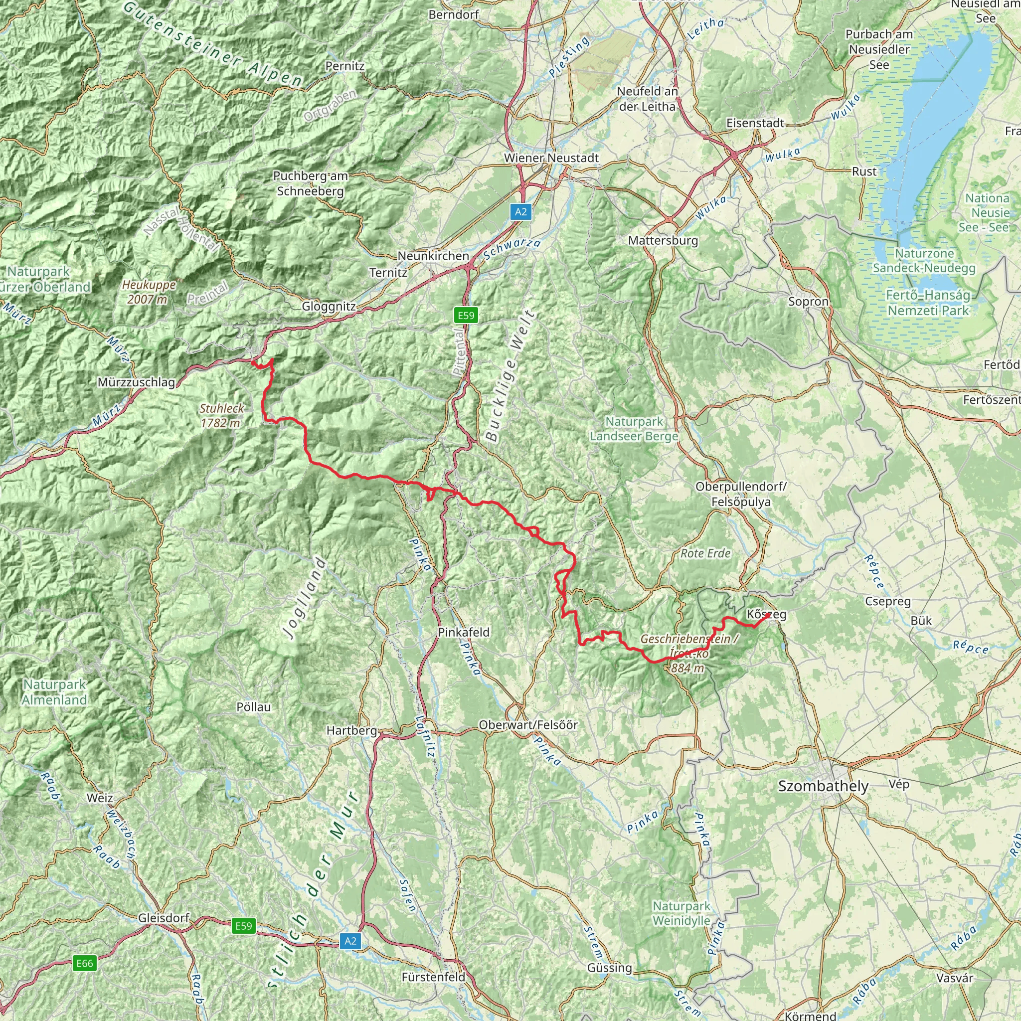 Alpannonia mobile static map