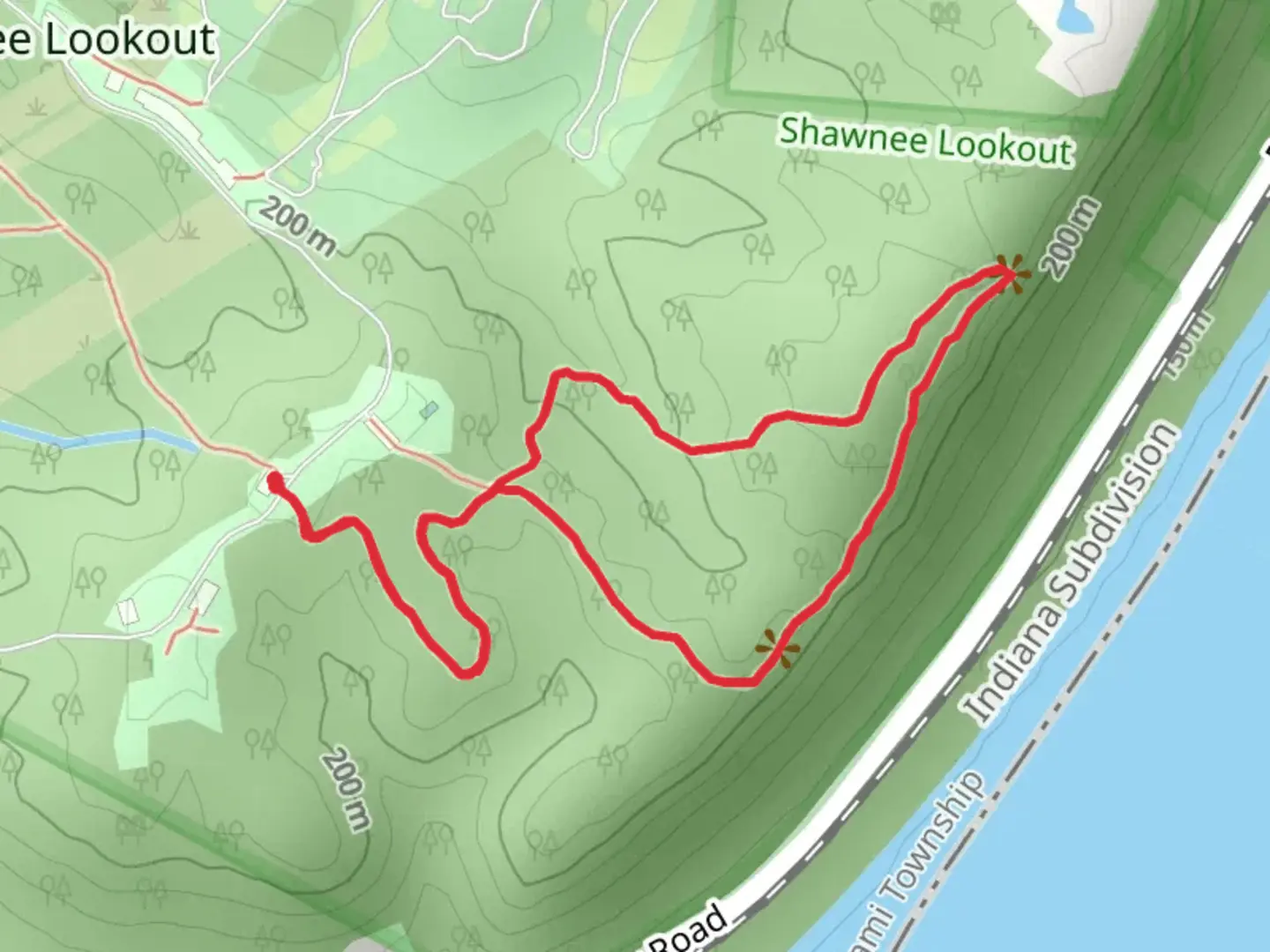 An image depicting the trail Little Turtle Loop Trail and its surrounding area.