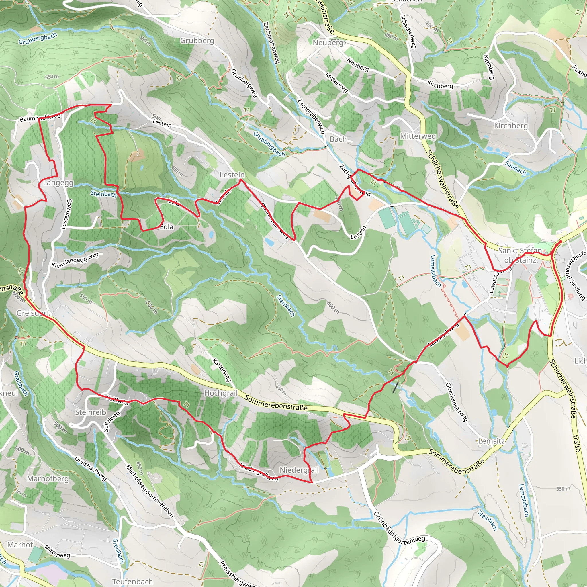 Genuss Schilchern Loop mobile static map