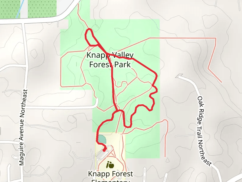 Knapp Valley Forest Park Loop