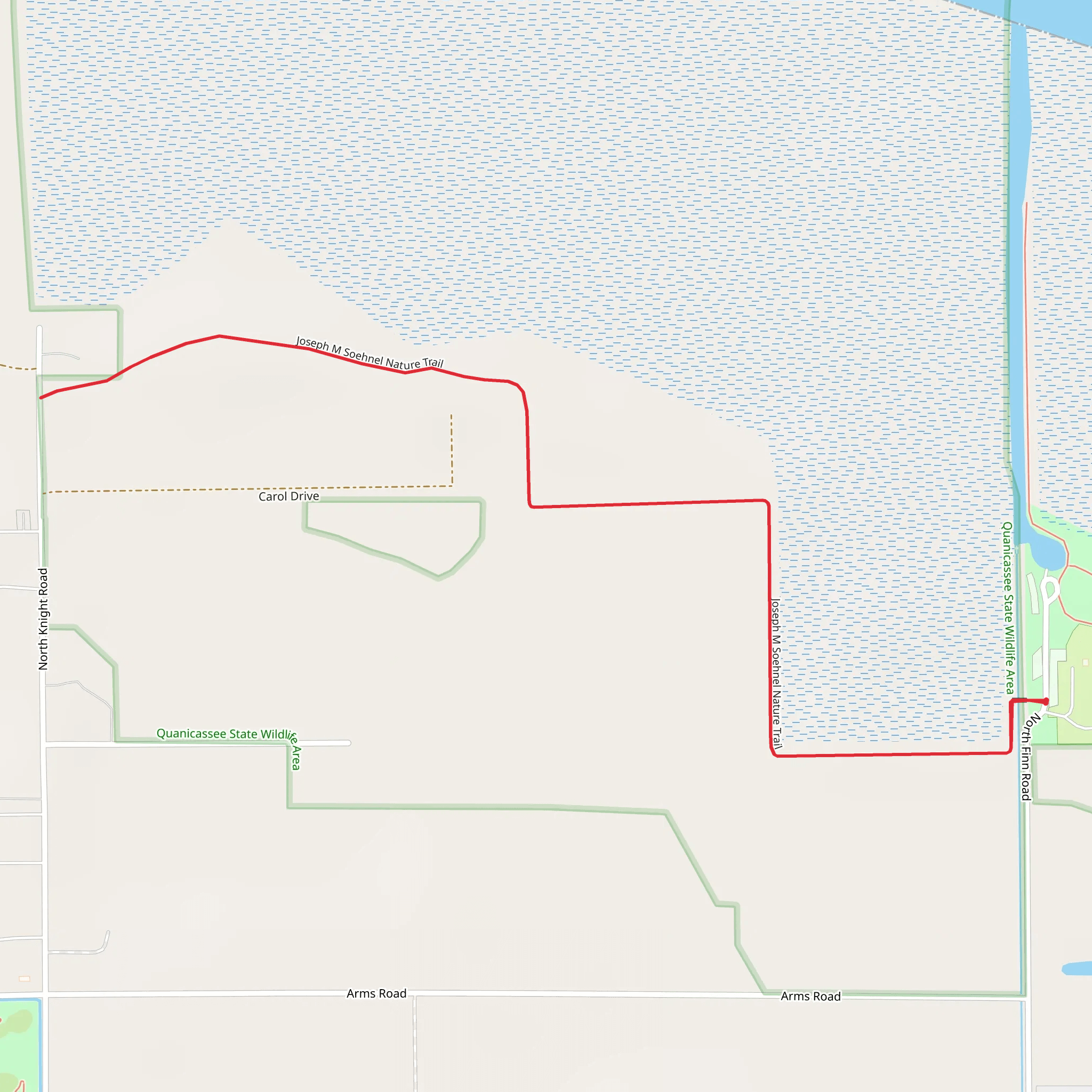 Joseph M Soehnel Nature Trail mobile static map