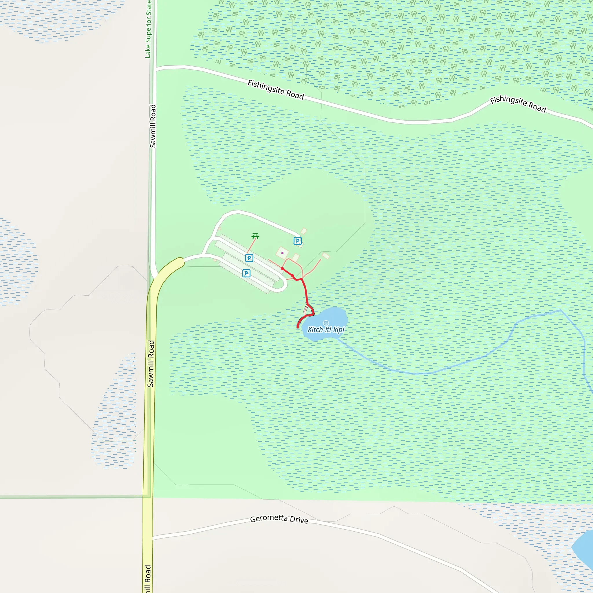 Big Spring Walk mobile static map