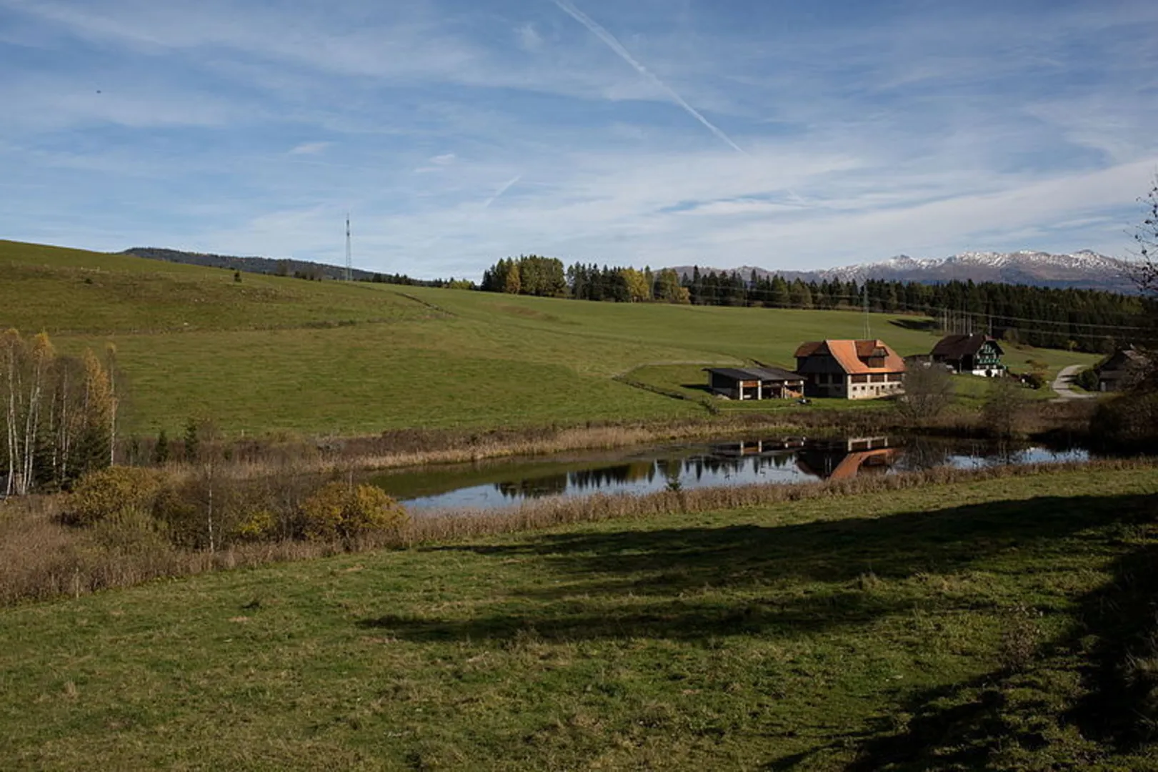 An image depicting the trail Murenteich and Hasloberteih Lakes Loop and its surrounding area.