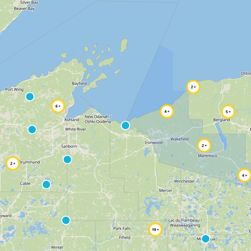 Gogebic County Static Map