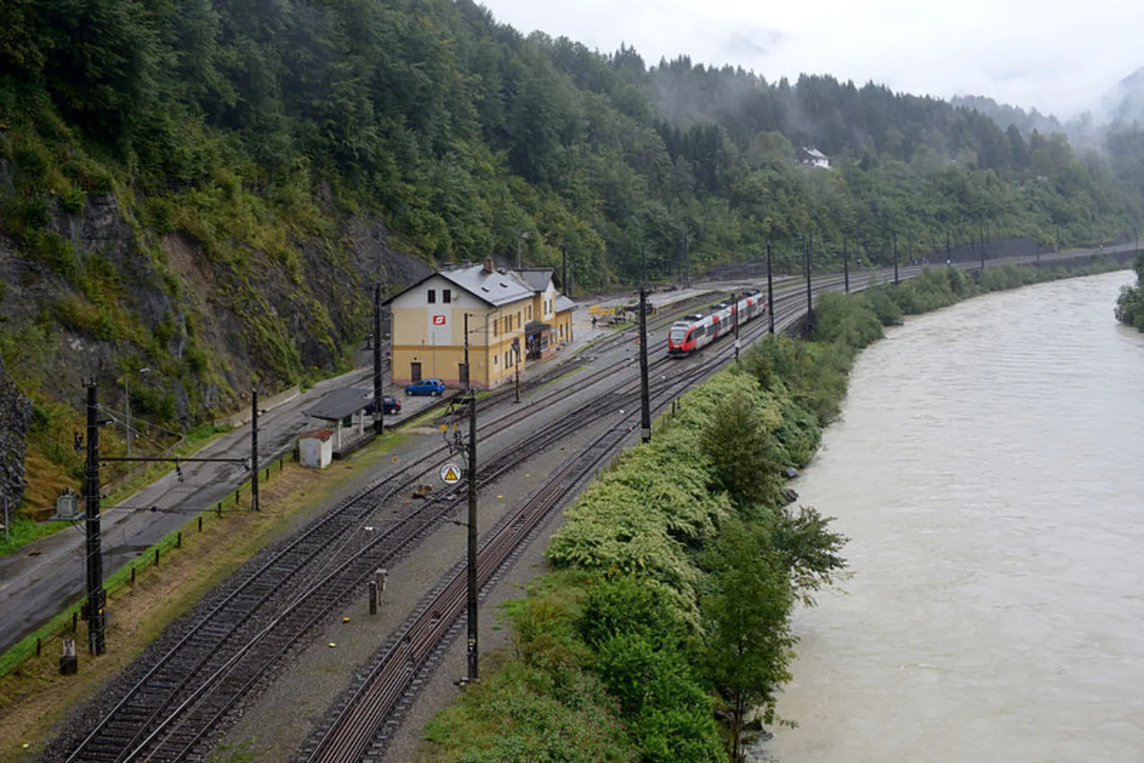 An image depicting the trail Altenmark - Sense Trail and its surrounding area.
