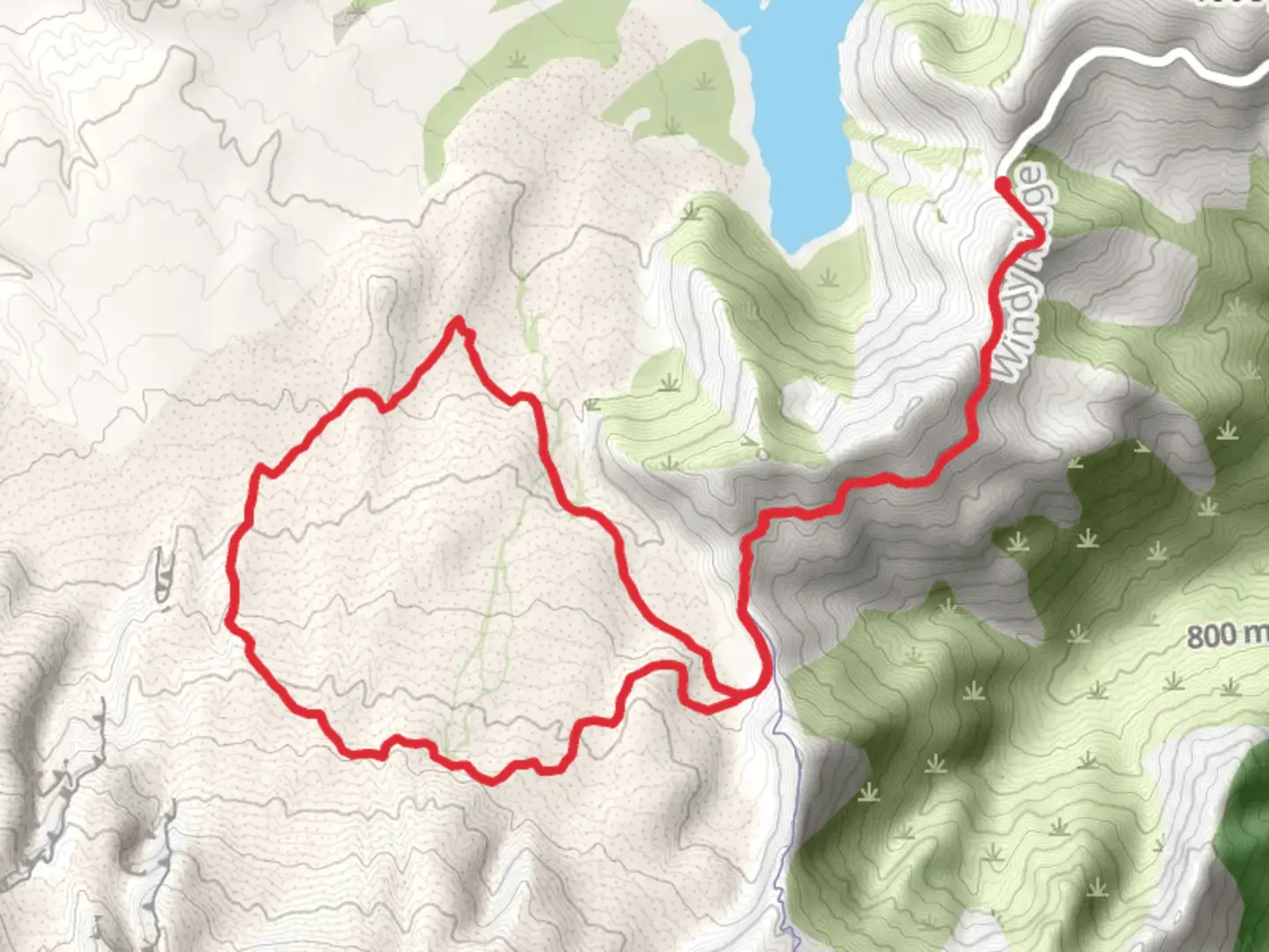 An image depicting the trail Truman, Windy and Loowit Loop Trail and its surrounding area.