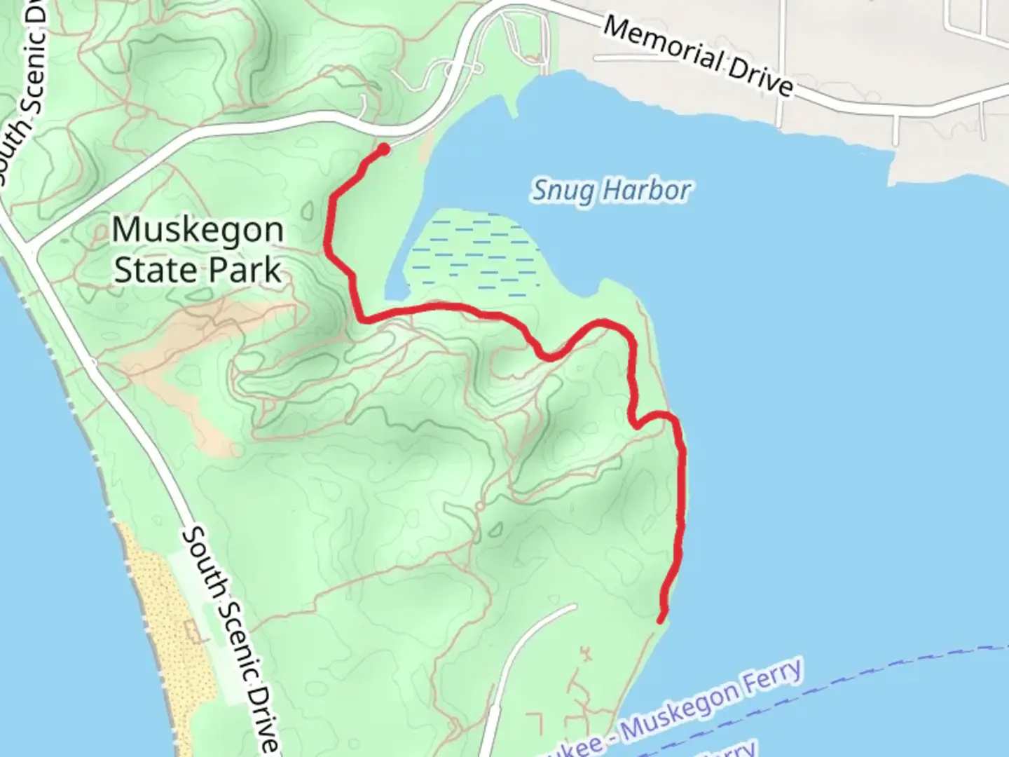 An image depicting the trail Devil's Kitchen Trail and its surrounding area.