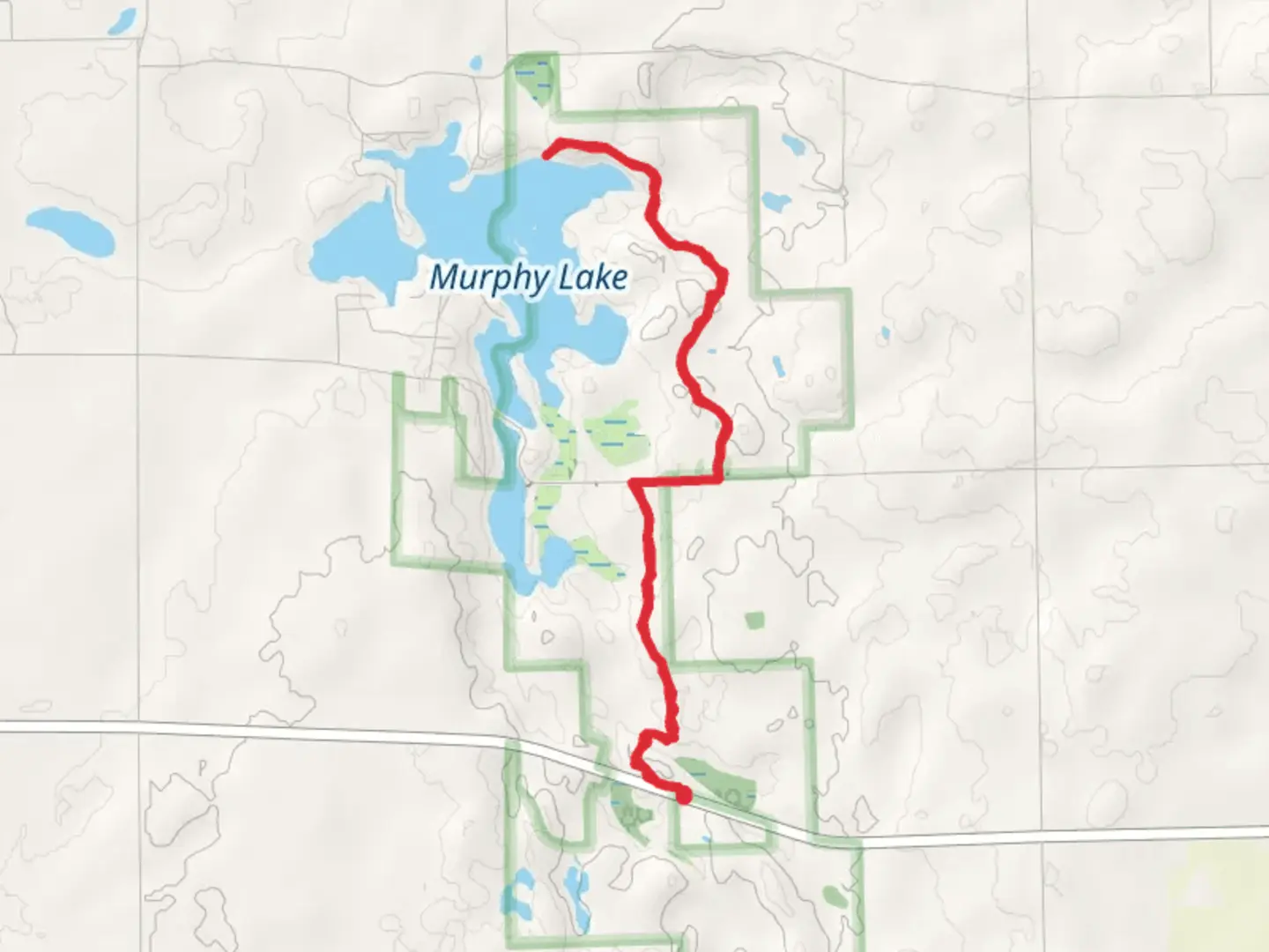 An image depicting the trail Murphy Lake Trail and its surrounding area.
