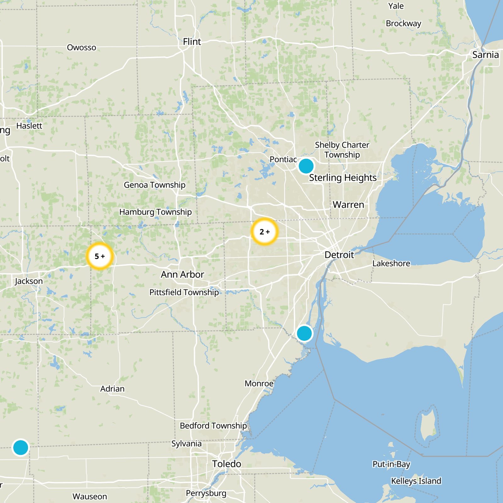 Wayne County Static Map