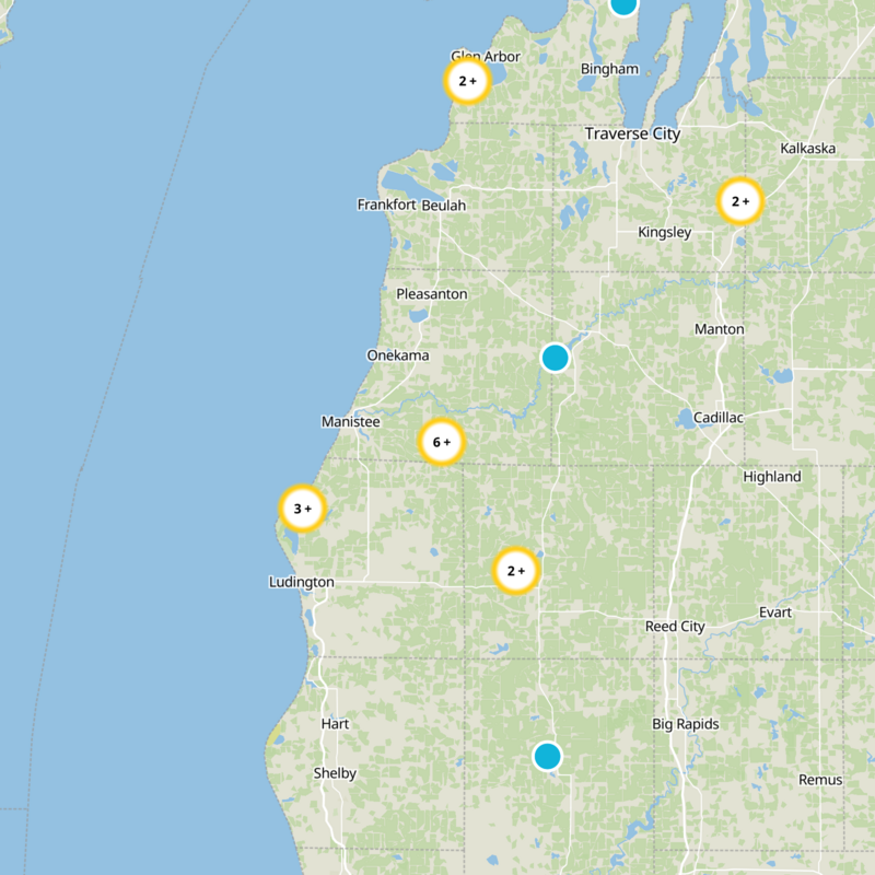 Manistee County Static Map