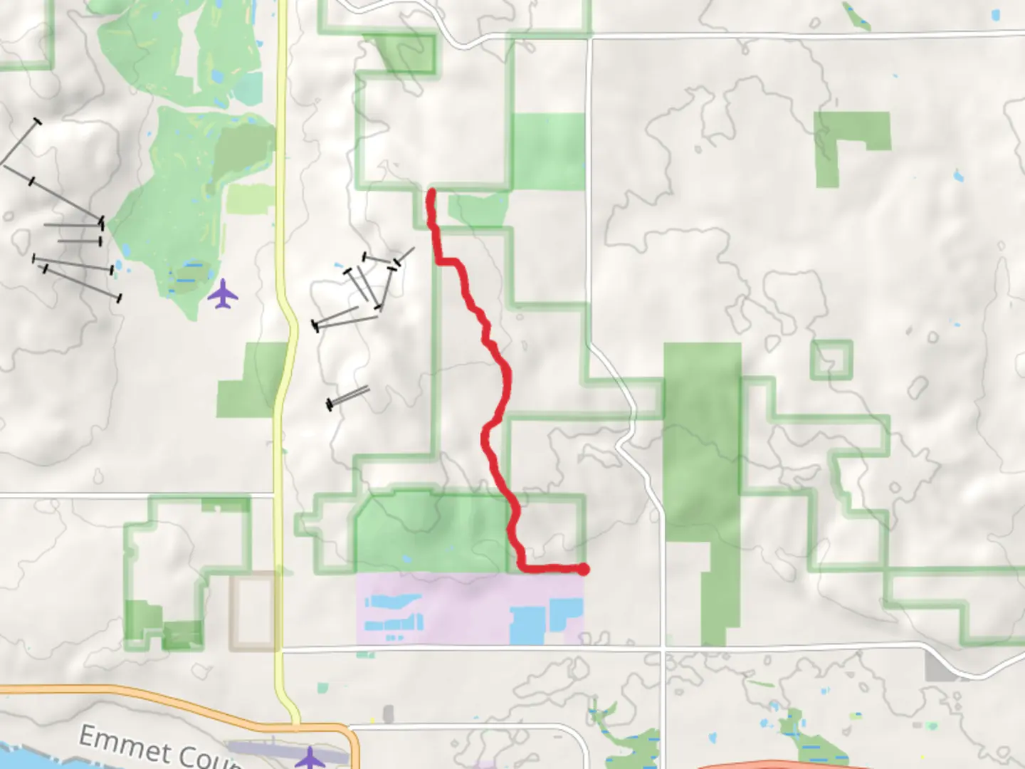 An image depicting the trail Iron Belle Trail and its surrounding area.