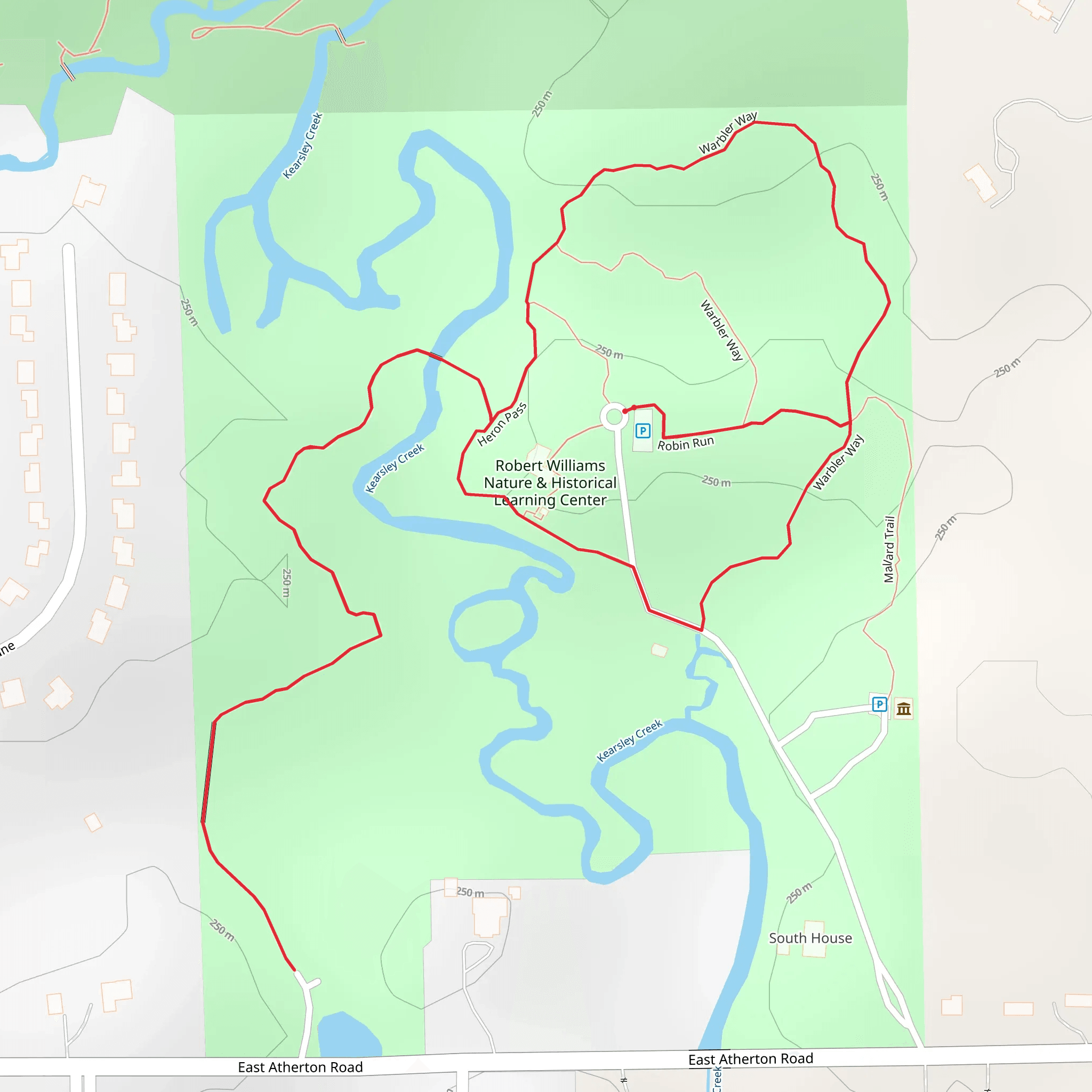 Robin Run and Heron Pass Loop mobile static map