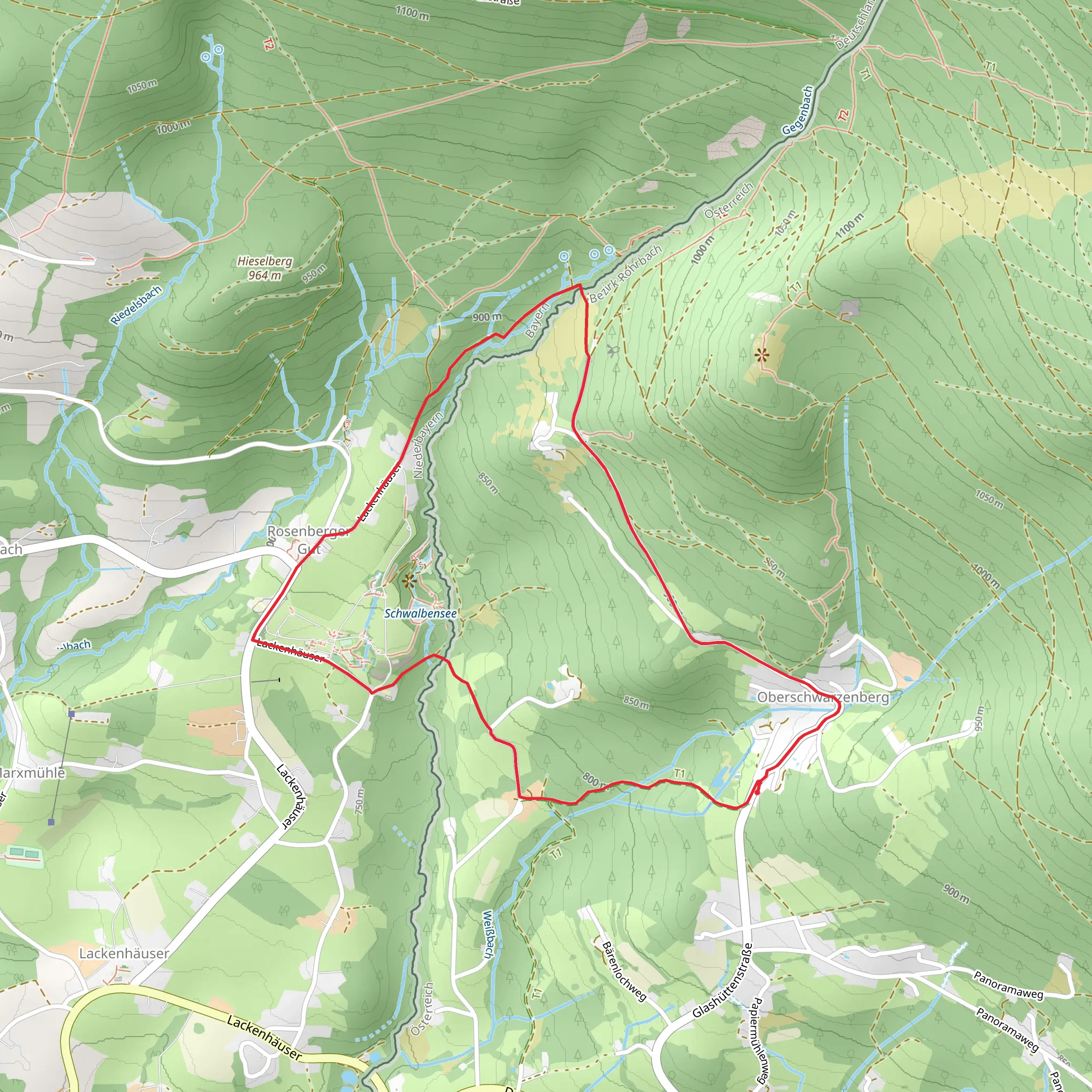 Glashüttenweg mobile static map