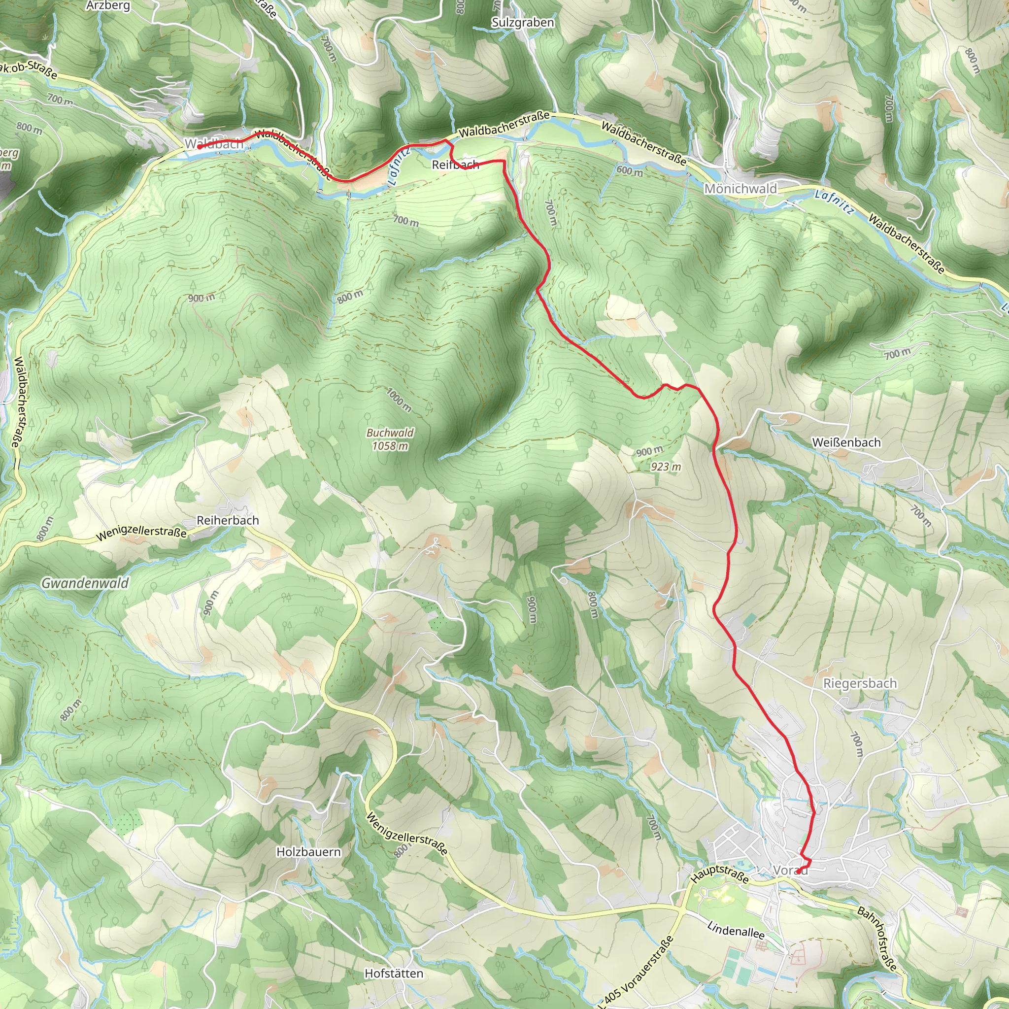 Florianiweg mobile static map