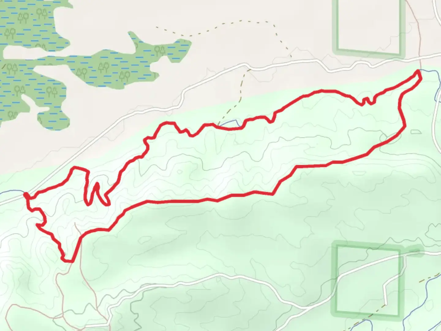 An image depicting the trail Big M - Shanty Boy and NCT and its surrounding area.