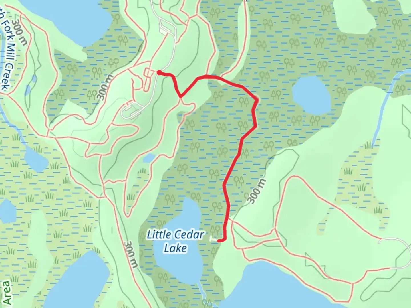 An image depicting the trail Bog Trail and its surrounding area.