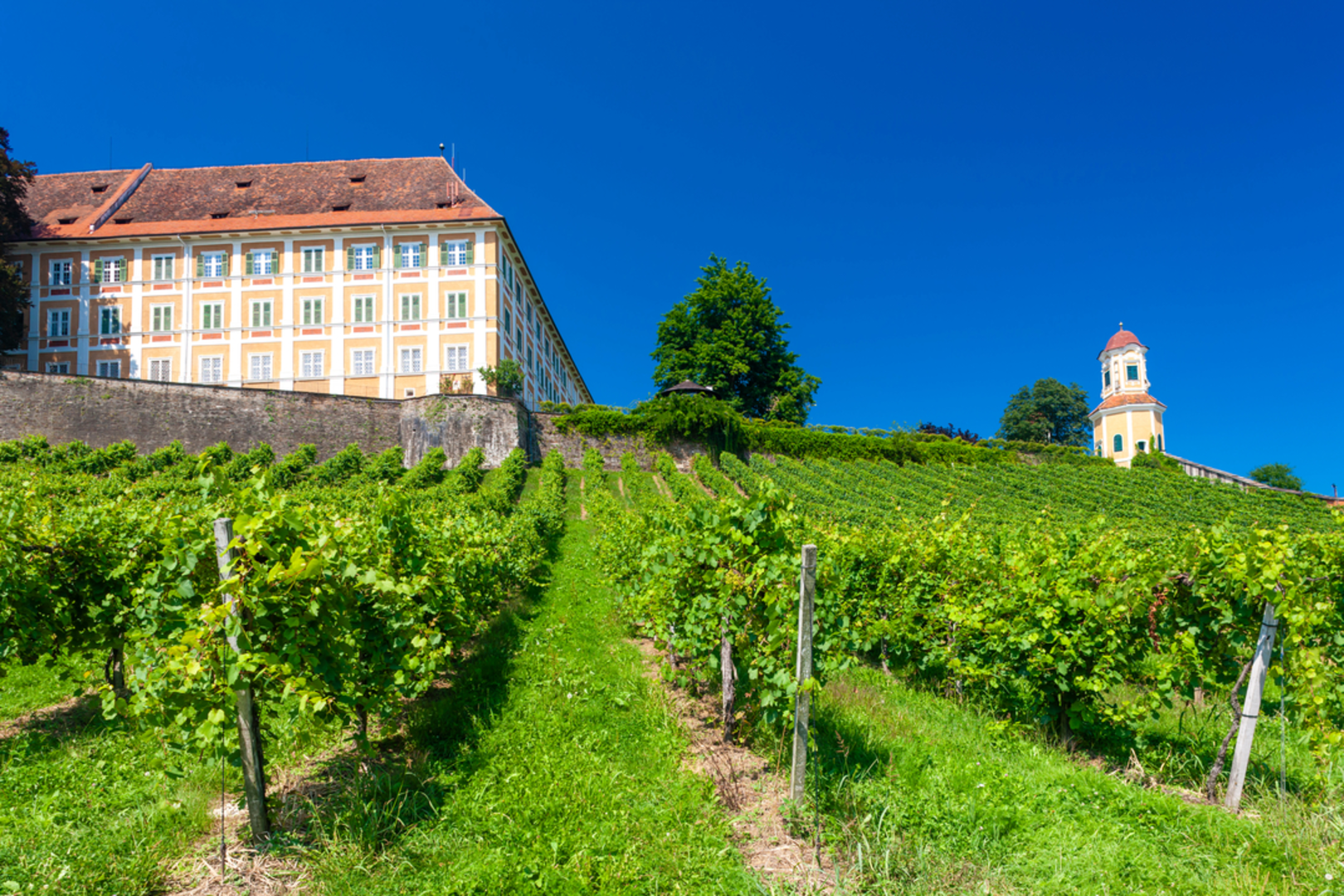 An image depicting the trail Around the Stainzbach and its surrounding area.
