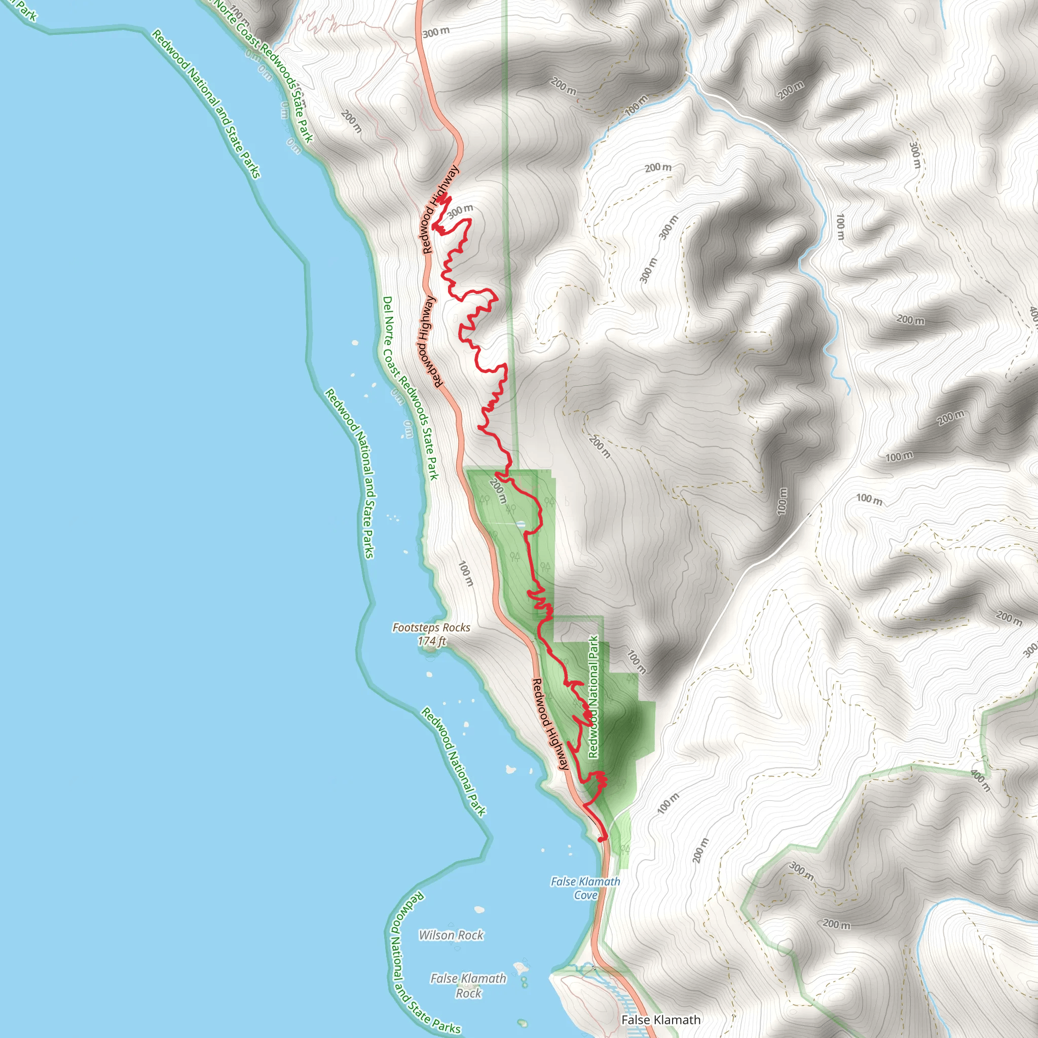 Coastal Trail - Demartin Section mobile static map