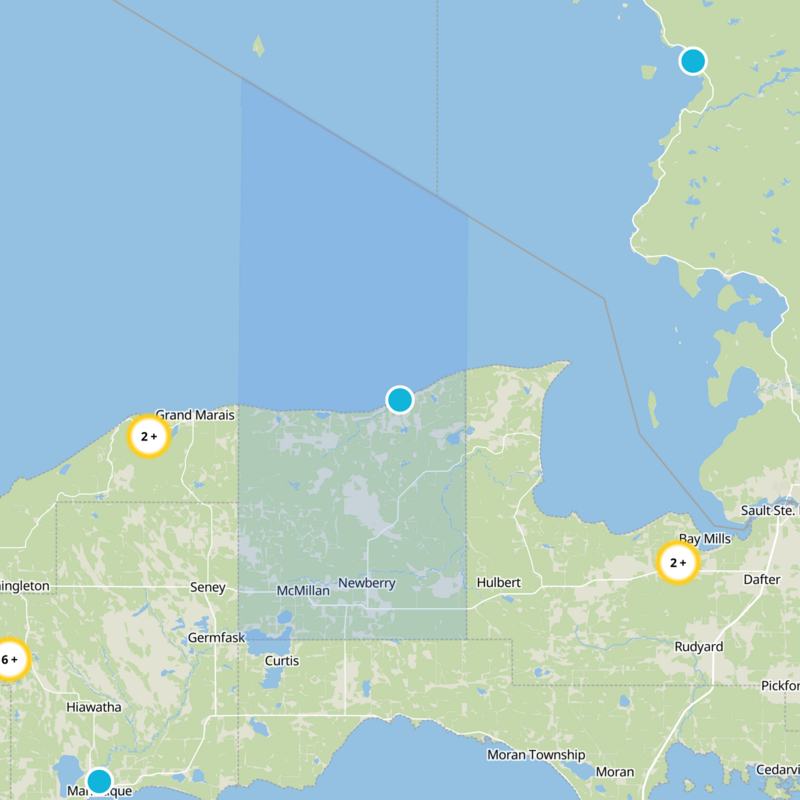 Luce County Static Map