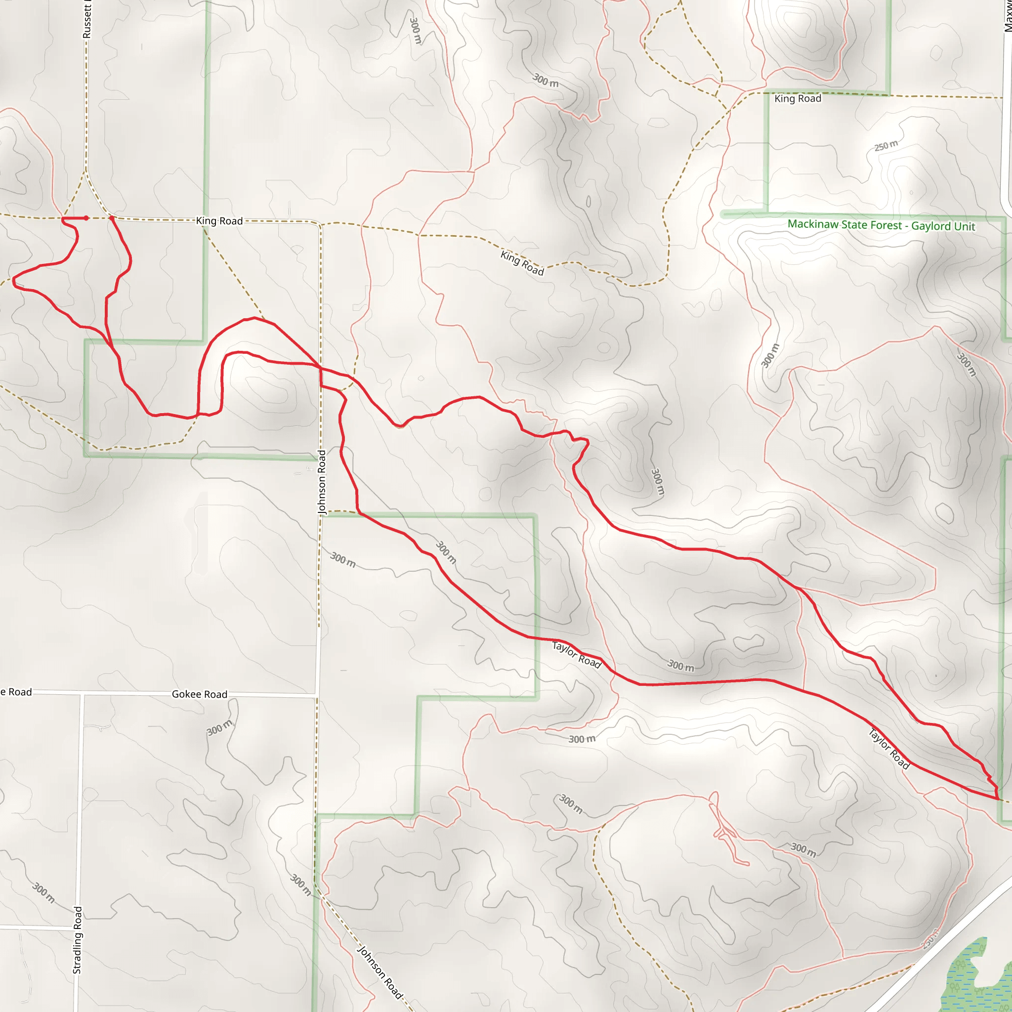 NCT and Taylor Road Loop mobile static map