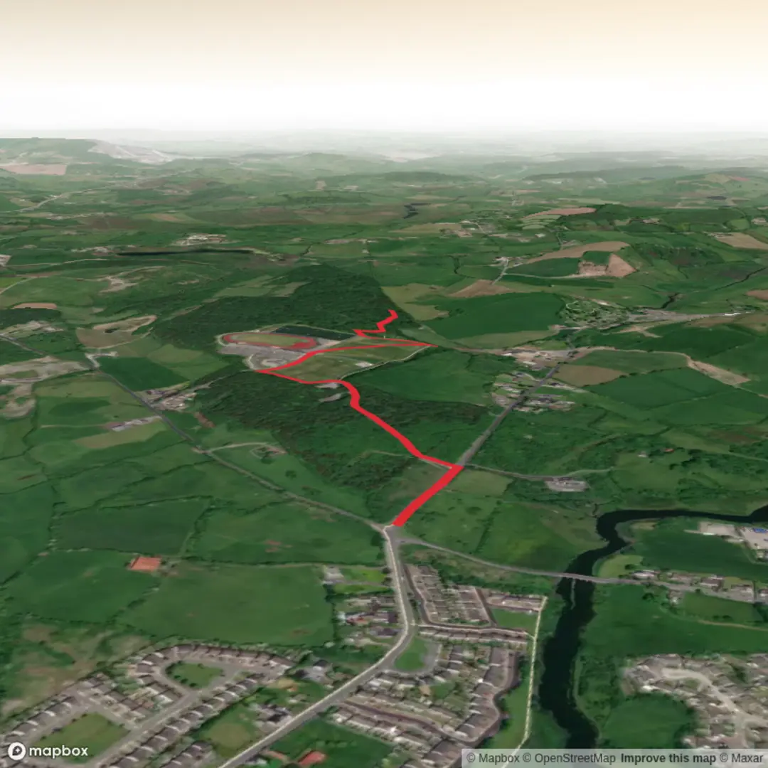 An image depicting the trail test lees rd and its surrounding area.