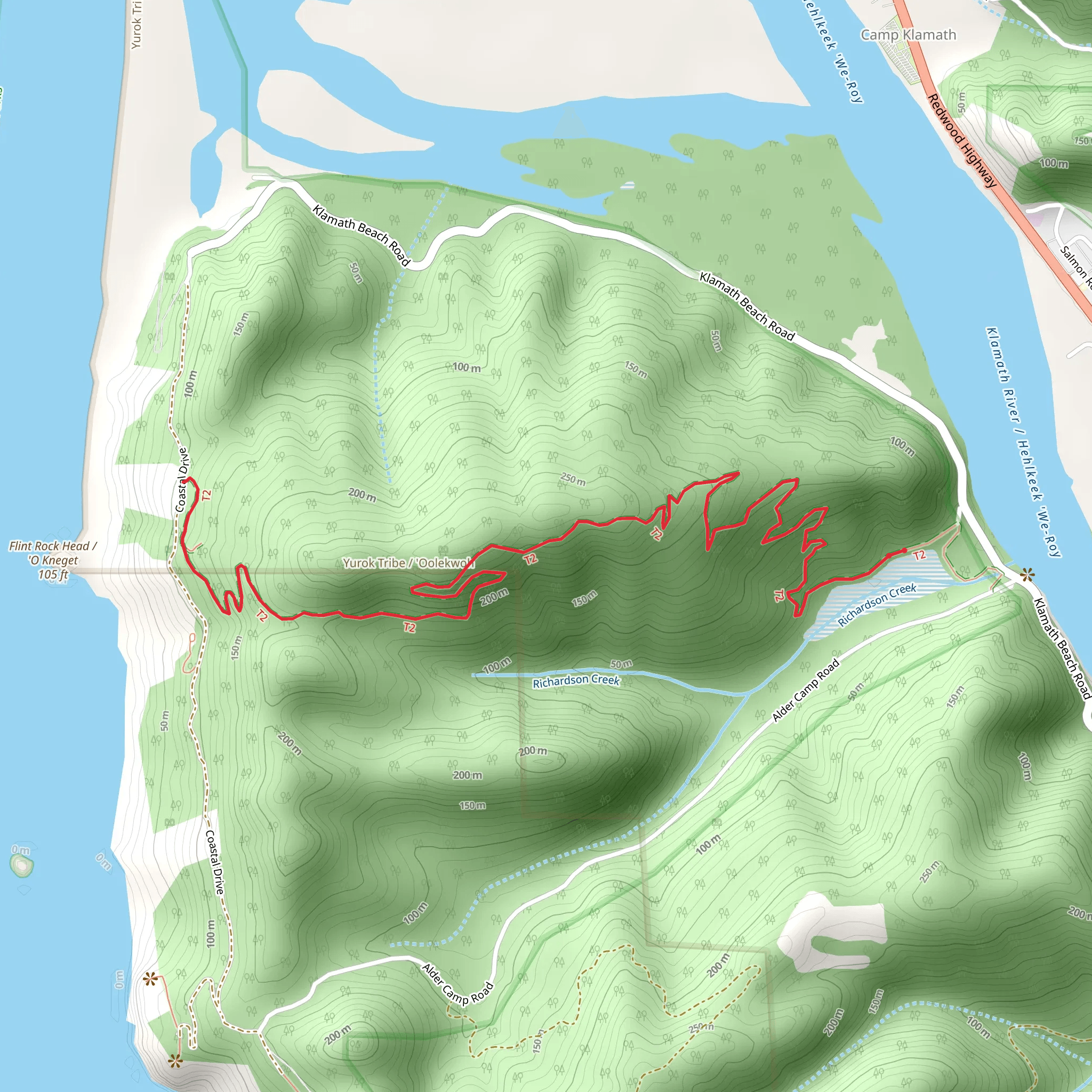Flint Ridge Section Trail mobile static map