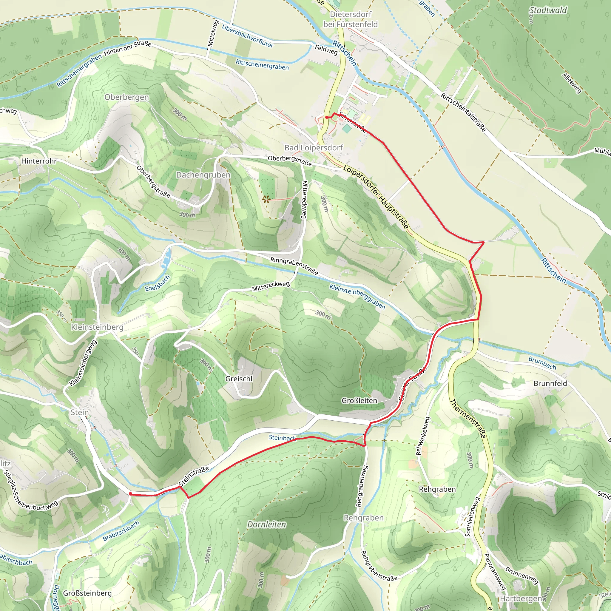 Bad Loipersdorf Wine Trail mobile static map